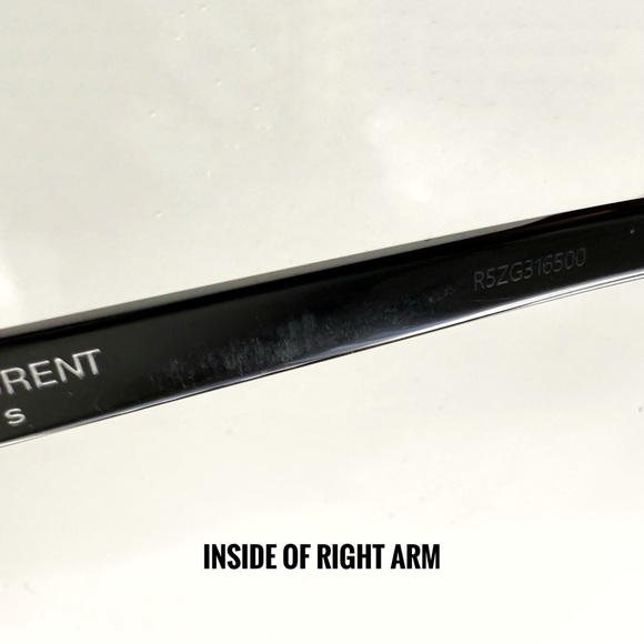 YSL SAINT LAURENT SL 557 BLACK CAT EYE OVAL SUNGLASSES - Picture 12 of 16